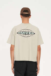 Mens T Shirts: BLOCK CROP TEE 220/INTERCON MOONROCK