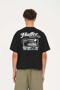 BLOCK CROP TEE 220/GAS IT BLACK