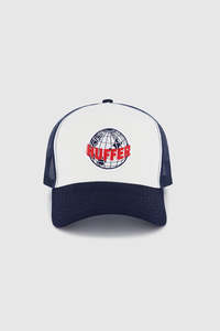 TRUCKER CAP/AIR HUFFER CHALK/NAVY