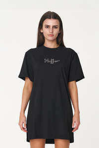 Sale: BELLA TEE DRESS/DIARY BLACK