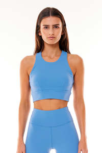 MISSIONS PERFORMANCE CROP SURF BLUE