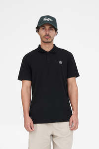 TECH CLASSIC SS POLO BLACK
