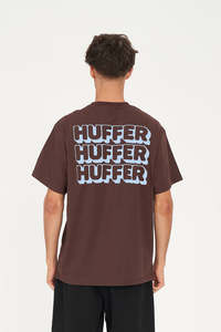 Mens T Shirts: SUP TEE 190/8-BIT COCOA