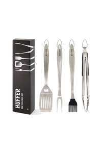 BBQ GRILL SET SILVER