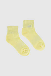 Accessories: ANKLE RIB SOCK BUTTER