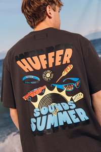 SUP TEE 190/HUFFER SOUNDS CHARCOAL