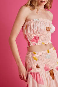 Outlet 1: CAPRICE SHIRRED TOP MULTI