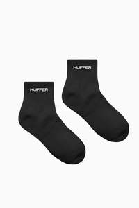 ANKLE RIB SOCK BLACK