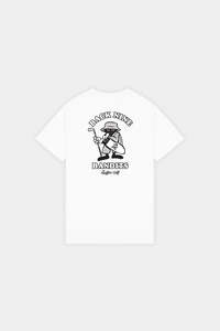 Mens T Shirts: MENS SUP TEE 220/BANDITS CHALK