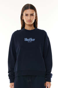 Outlet: WMNS SLOUCH CREW/ORGANICS NAVY