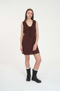 Dresses: CELINE MINI DRESS COCO DOT