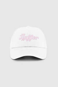 GOLF CAP/PAR 97 WHITE/PETAL