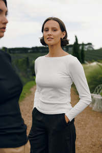 Women S Long Sleeves: 365 LS JERSEY TOP CHALK