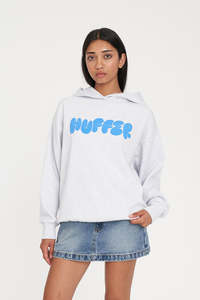 Womens Hoods Crews: WMNS WEEKEND HOOD/PUFFY SILVER M/B