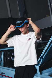 GAFFER CAP/ENGINEER BLACK/BLUE