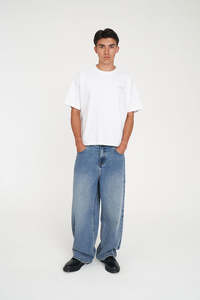 MENS BAGGY DENIM JEAN CANYON BLUE