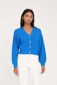 Knitwear: BELLA KNIT CARDIGAN SPRINT BLUE