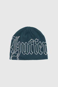 Mens Accessories: SKULL BEANIE/GOTHIC LINE PINE