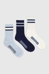 Mens Accessories: HFR RIB SOCK/ALL STARS 3 PACK MULTI