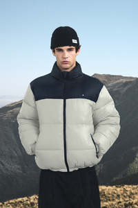 MENS DUO PUFFER JKT MOONROCK/BLACK