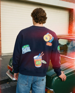 BLOCK CREW 350/HOT & SPICY NAVY