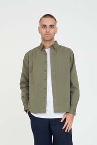 Mens Shirts: CASE SHIRT KHAKI