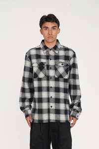 Mens Shirts: 9 TO 5 CHECK SHACKET MOONROCK CHECK