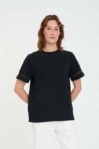 CLASSIC TEE 170/CHERIE BLACK