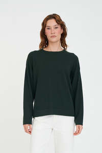 MERINO NEVE CREW FOREST