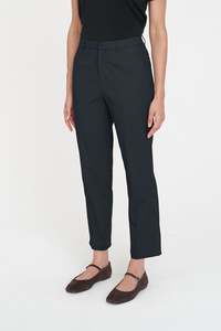 Womens Pants: CLASSIC SLIM ANKLE PANT NAVY