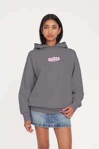 Womens Hoods Crews: WMNS WEEKEND HOOD/SQUEAKY FLINT GREY