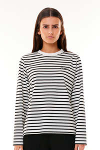 OUI OUI LS FREE TEE BLACK/CHALK