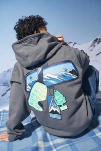 BOX HOOD 350/OTW FLINT GREY