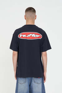 Mens: BLOCK TEE 220/CLIPSE NAVY
