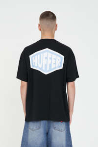 Mens: BLOCK TEE 220/MECH BLACK