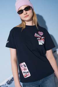 CLASSIC TEE 170/SKI THEN SIP NAVY