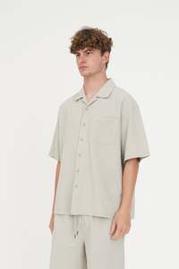 CABANA BOX SHIRT STONE