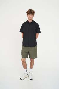 LIN-IN SS SHIRT BLACK