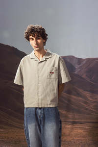 COSTA CROP SHIRT/FALCONZ STONE