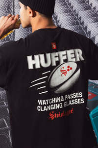Mens: BLOCK TEE 220/SUPPORTERS BLACK