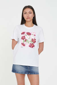Womens: CLASSIC TEE 170/FLOWER MARKET WHITE