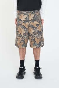 Shorts: HANMER CAMO BOX SHORT BROWN