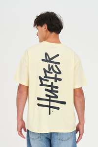 BLOCK TEE 220/SCRAWL LEMONADE