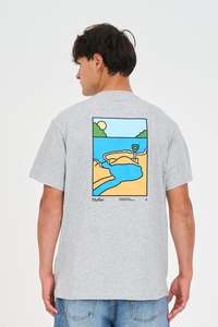 SUP TEE 190/IN HOT WATER GREY MARLE