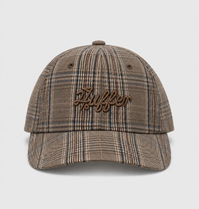 PLAID PAR 97 CAP BROWN