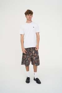 CAMO BOARD SHORT FIXED WAIST BROWN