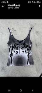 Products: THIN STRAP ARTIIFACT SINGLET SIZE8 Jake