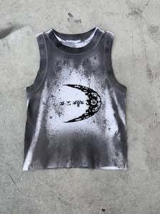 MOON RIBBED SINGLET SIZE M jake