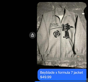 Beyblade x formula 7 jacket jake