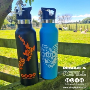 Clothing: Stainless Steel Water Bottle with Straw